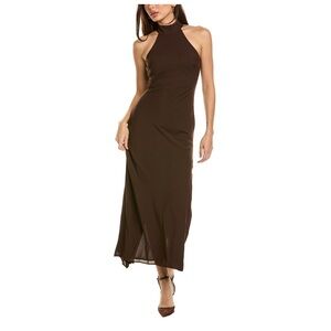 Bardot Ola Maxi Dress - Chocolate Brown